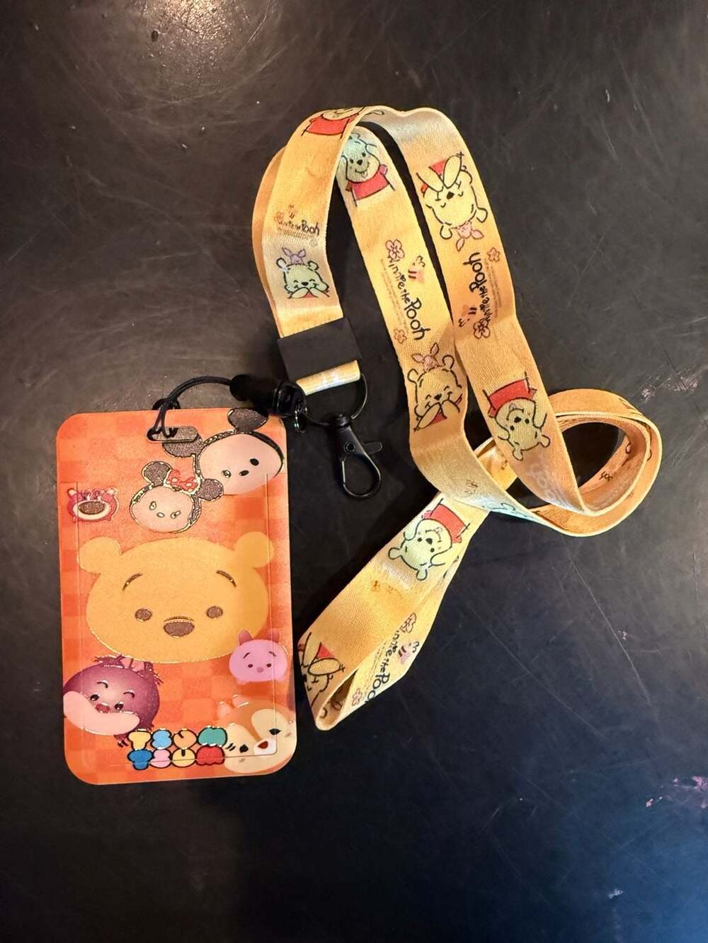 Tsum Tsum Winnie The Pooh Lanyard ID Badge Holder
